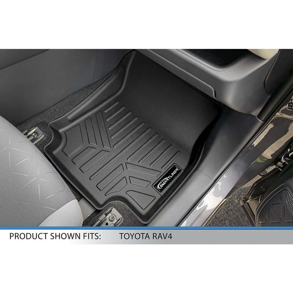 SMARTLINER Custom Fit Floor Liners For 2019-2024 Toyota RAV4 (No Hybrid Models)