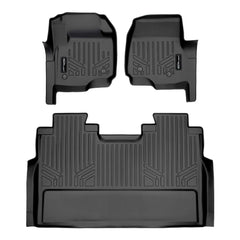 SMARTLINER Custom Fit for 2017-2019 Super Duty Crew Cab with Vinyl Flooring and 2nd Row Bench Seat - Smartliner USA