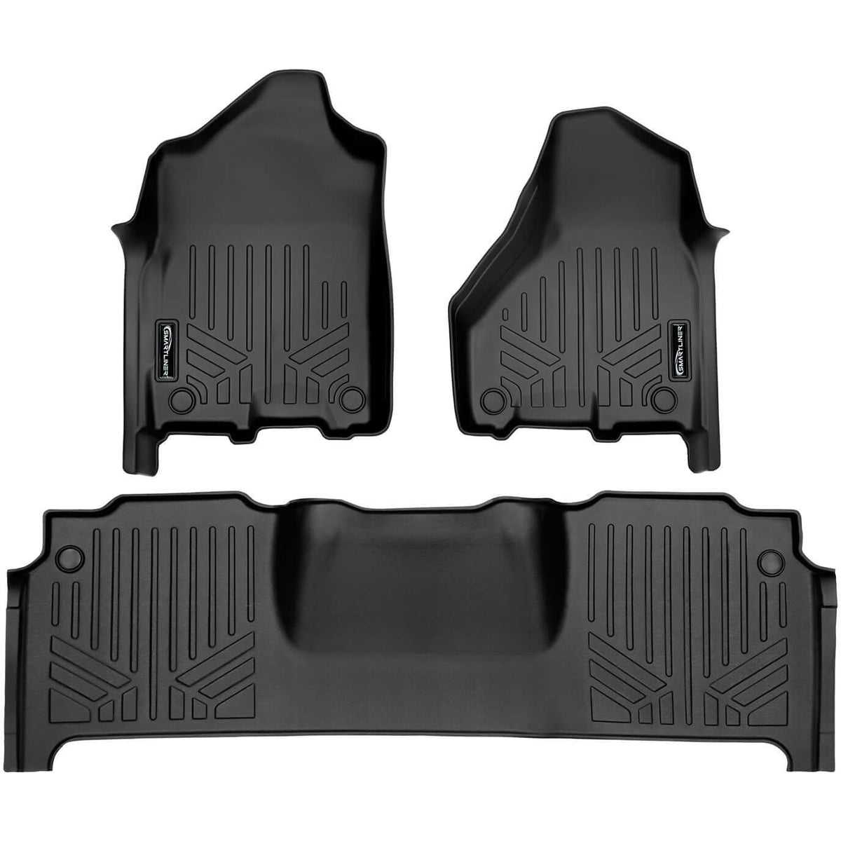 SMARTLINER Custom Fit Floor Liners For 2021 - 2024 Ram 2500 | 3500 Mega Cab Bucket Seats