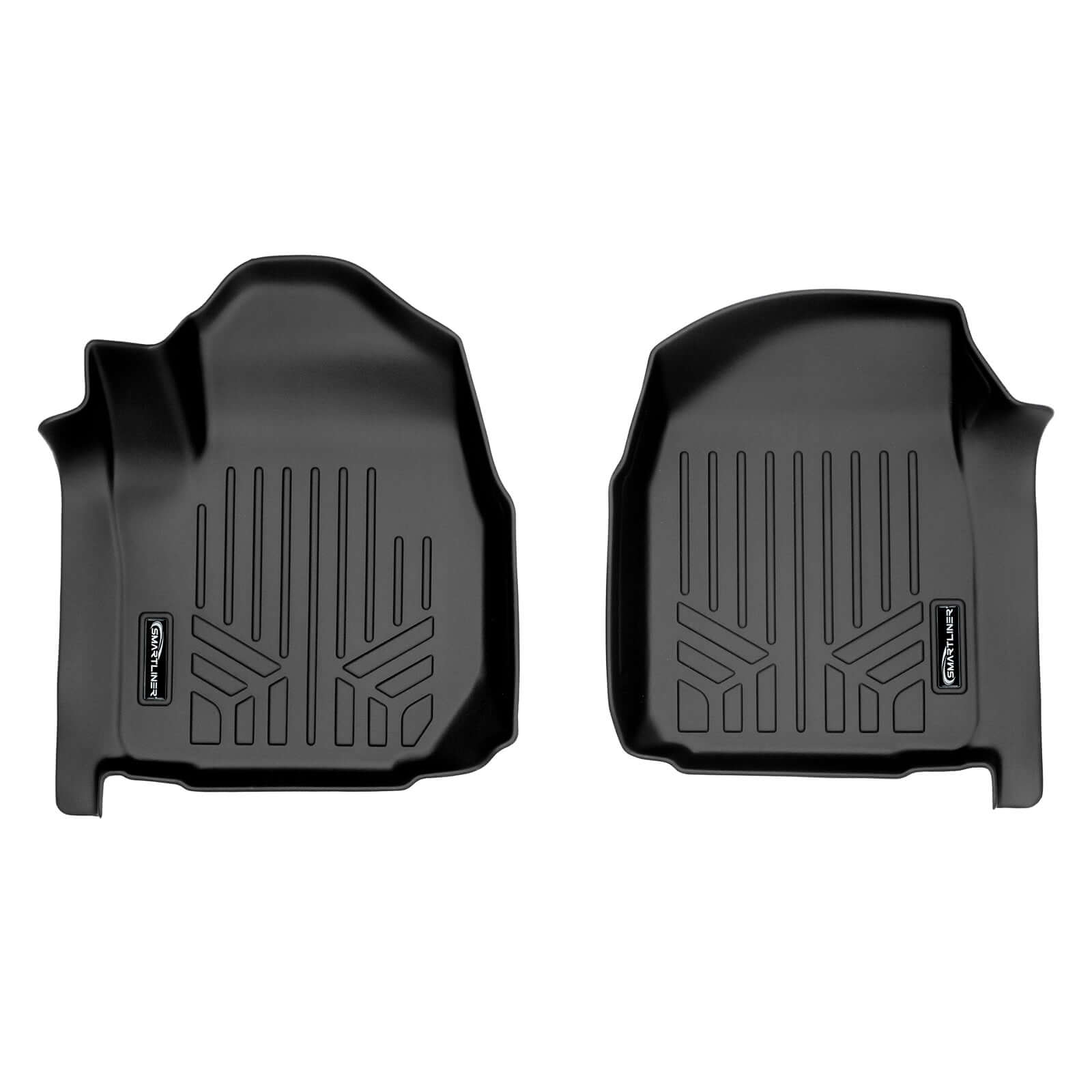 SMARTLINER Custom Fit Floor Liners For 2019-2024 Chevrolet Silverado 1500 Regular Cab (Without 1st Row Hump Coverage)