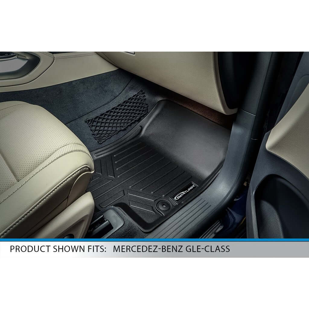 SMARTLINER Custom Fit Floor Liners For 2020-2024 Mercedes-Benz GLS-Class 7 Passenger With 2nd Row Bench Seat