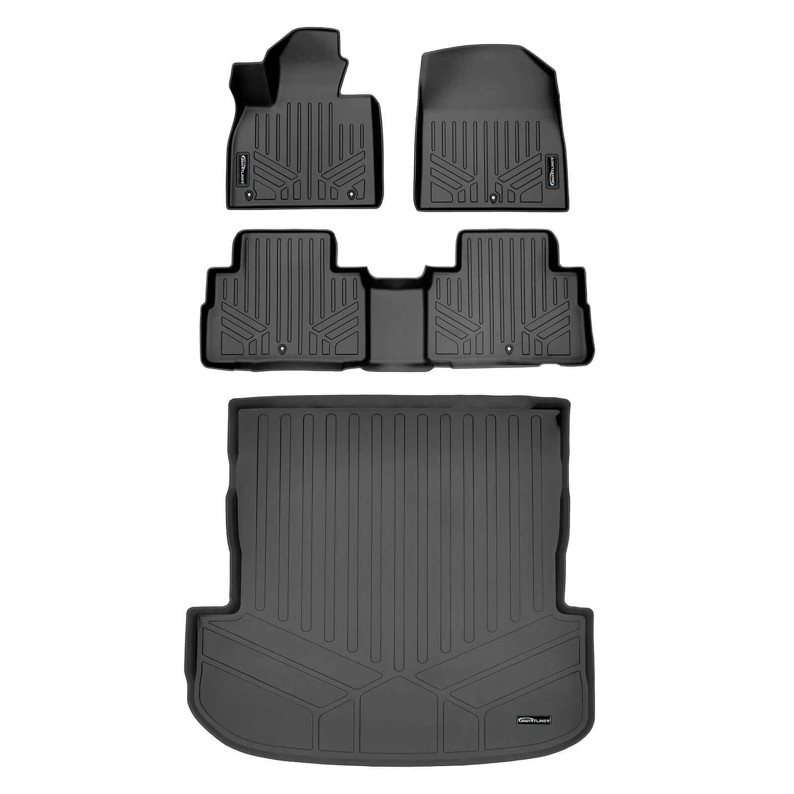 SMARTLINER Custom Fit for 2020 Hyundai Palisade with 2nd Row Bucket Seats With Center Console - Smartliner USA