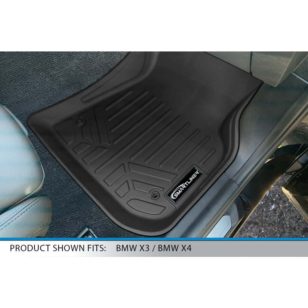 SMARTLINER Custom Fit Floor Liners For 2018-2024 BMW X3/ BMW X4 2019-2024