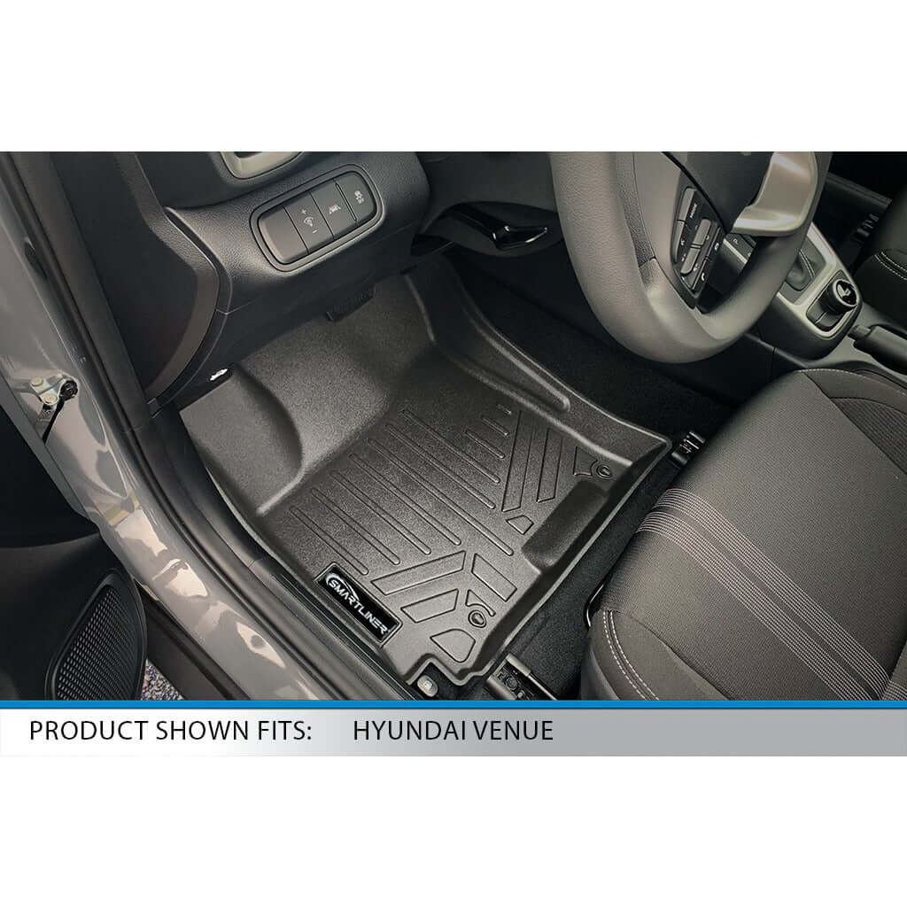 SMARTLINER Custom Fit Floor Liners For 2020-2024 Hyundai Venue (Upper Cargo Position)