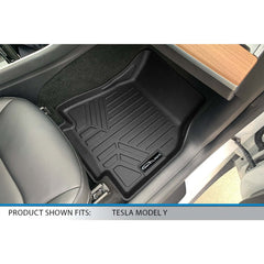 SMARTLINER Custom Fit Floor Liners For 2020-2024 Tesla Model Y (5 Passenger)