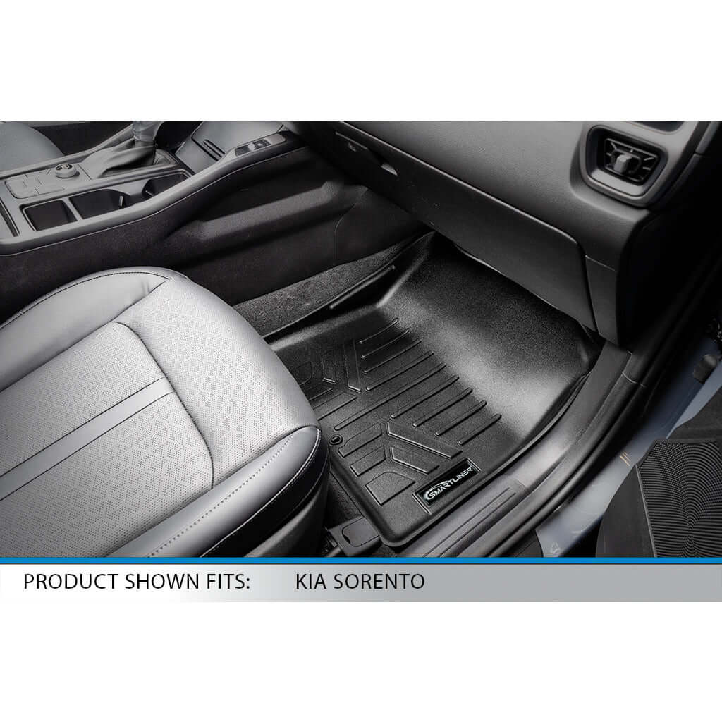 SMARTLINER Custom Fit Floor Liners For 2021-2024 Kia Sorento (with 2nd Row Bucket Seats and NO Center Console