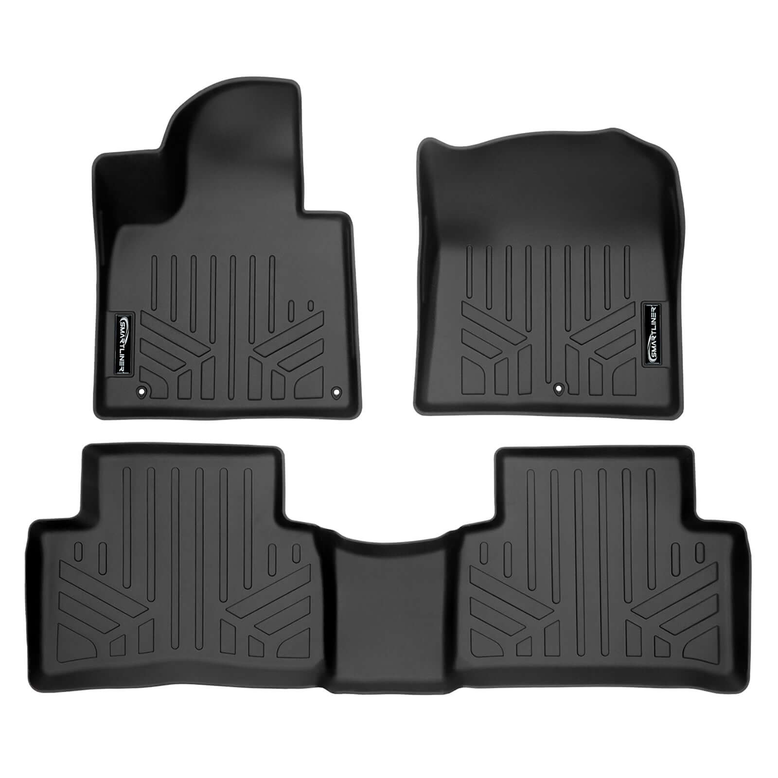 SMARTLINER Custom Fit Floor Liners For 2021-2024 Kia Sorento (with 2nd Row Bench Seat)