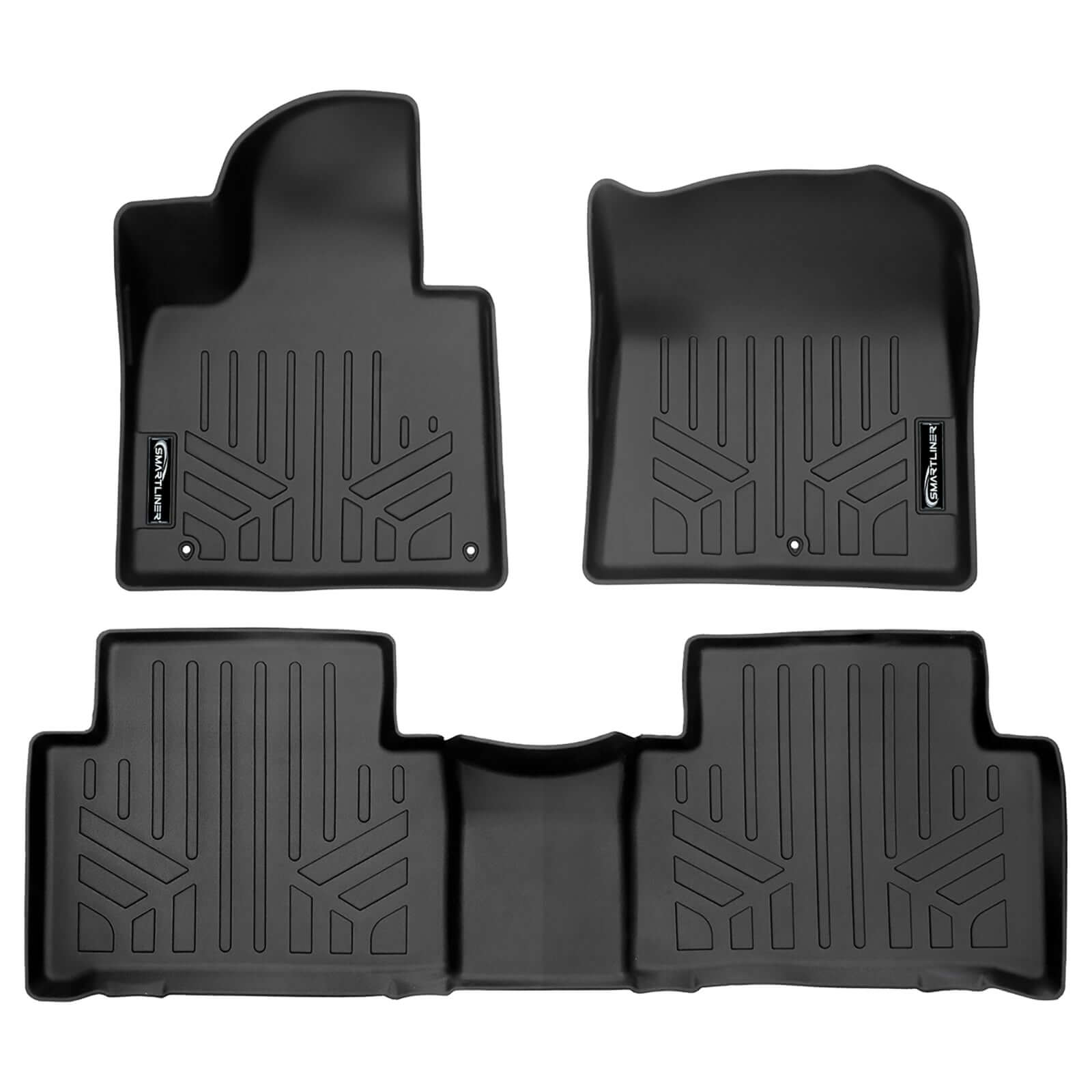 SMARTLINER Custom Fit Floor Liners For 2021-2024 Kia Sorento (with 2nd Row Bucket Seats No Center Console)