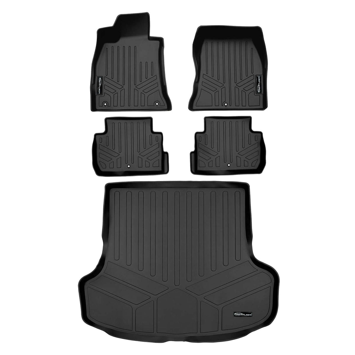 SMARTLINER Custom Fit Floor Liners For 2018-2023 Kia Stinger (RWD)