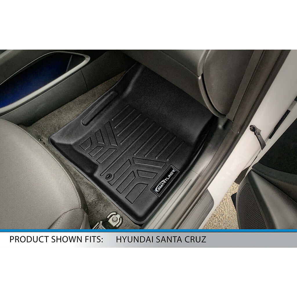 SMARTLINER Custom Fit Floor Liners For 2022-2024 Hyundai Santa Cruz