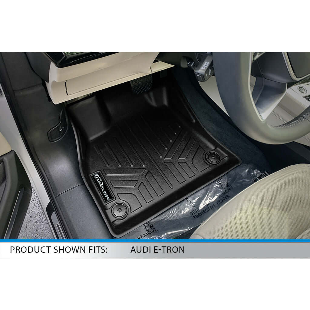 SMARTLINER Custom Fit Floor Liners For 2019-2024 Audi E-Tron / E-Tron Sportback (without 2nd Row Retention)