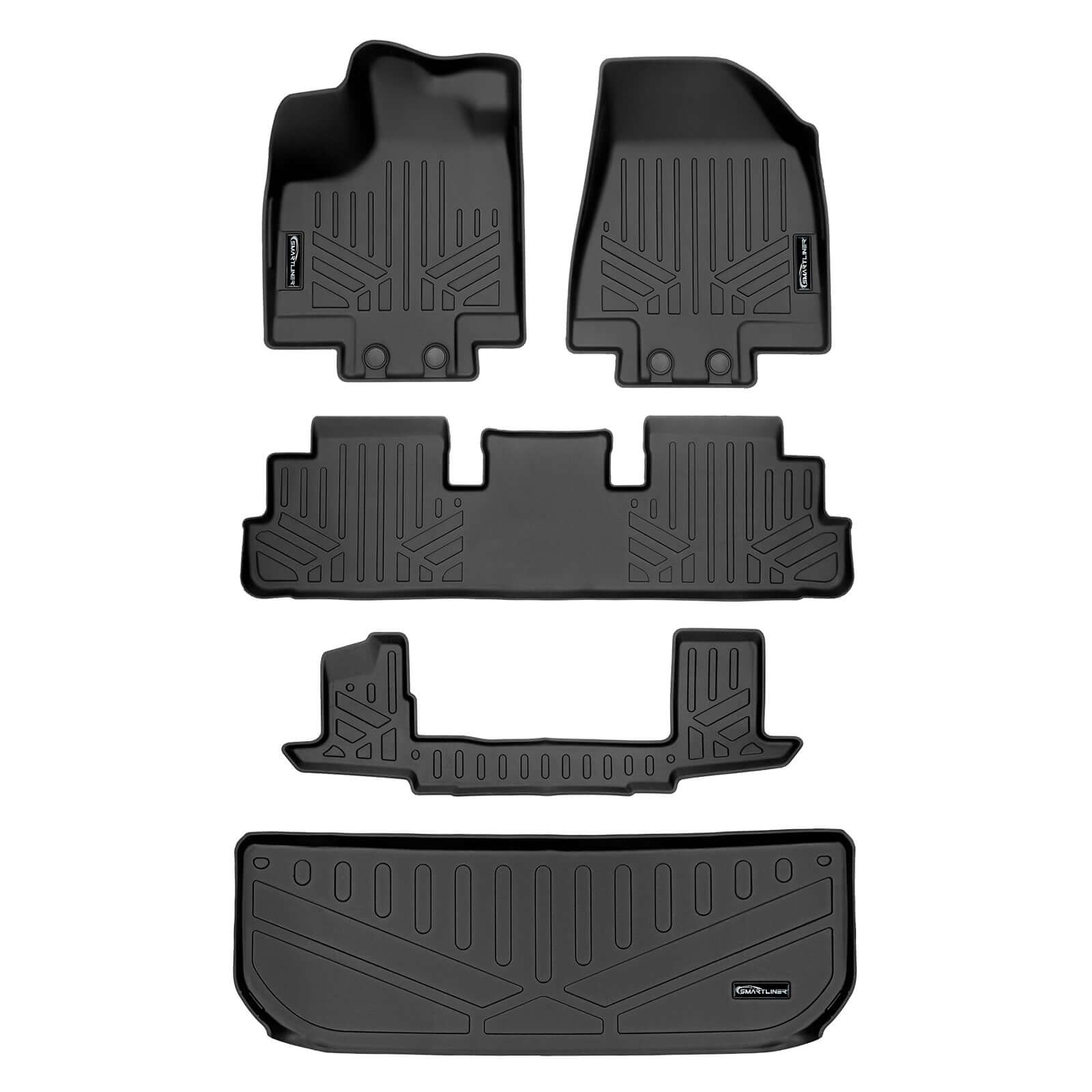 SMARTLINER Custom Fit Floor Liners For 2022-2025 Infiniti QX60 (6 Passenger)