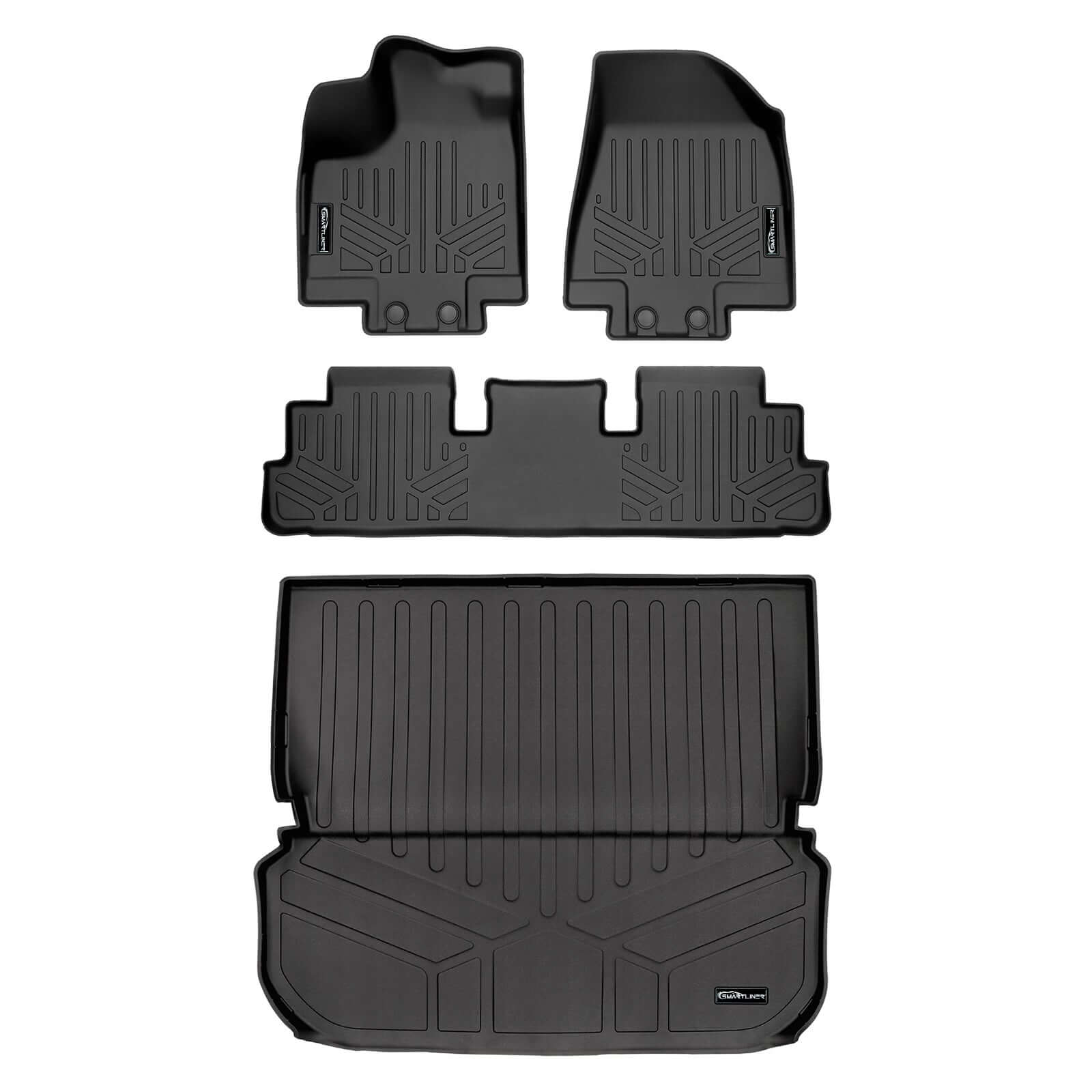 SMARTLINER Custom Fit Floor Liners For 2022-2024 Infiniti QX60 (6 Passenger)