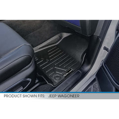 SMARTLINER Custom Fit Floor Liners For 2022-2024 Jeep Grand Wagoneer (8 Passenger Model)