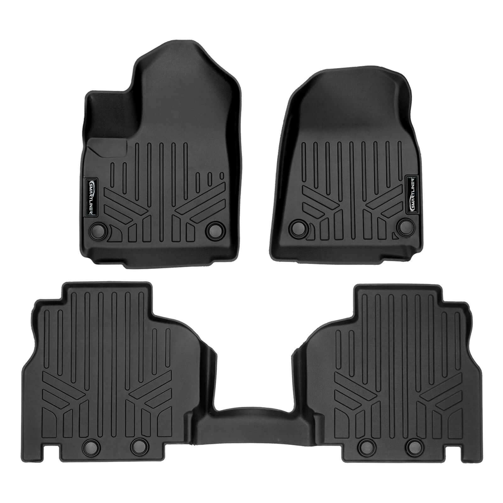 SMARTLINER Custom Fit Floor Liners For 2022-2024 Jeep Wagoneer (7 Passenger Model)