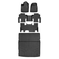 SMARTLINER Custom Fit Floor Liners For 2022-2024 Jeep Grand Wagoneer (7 Passenger Model)