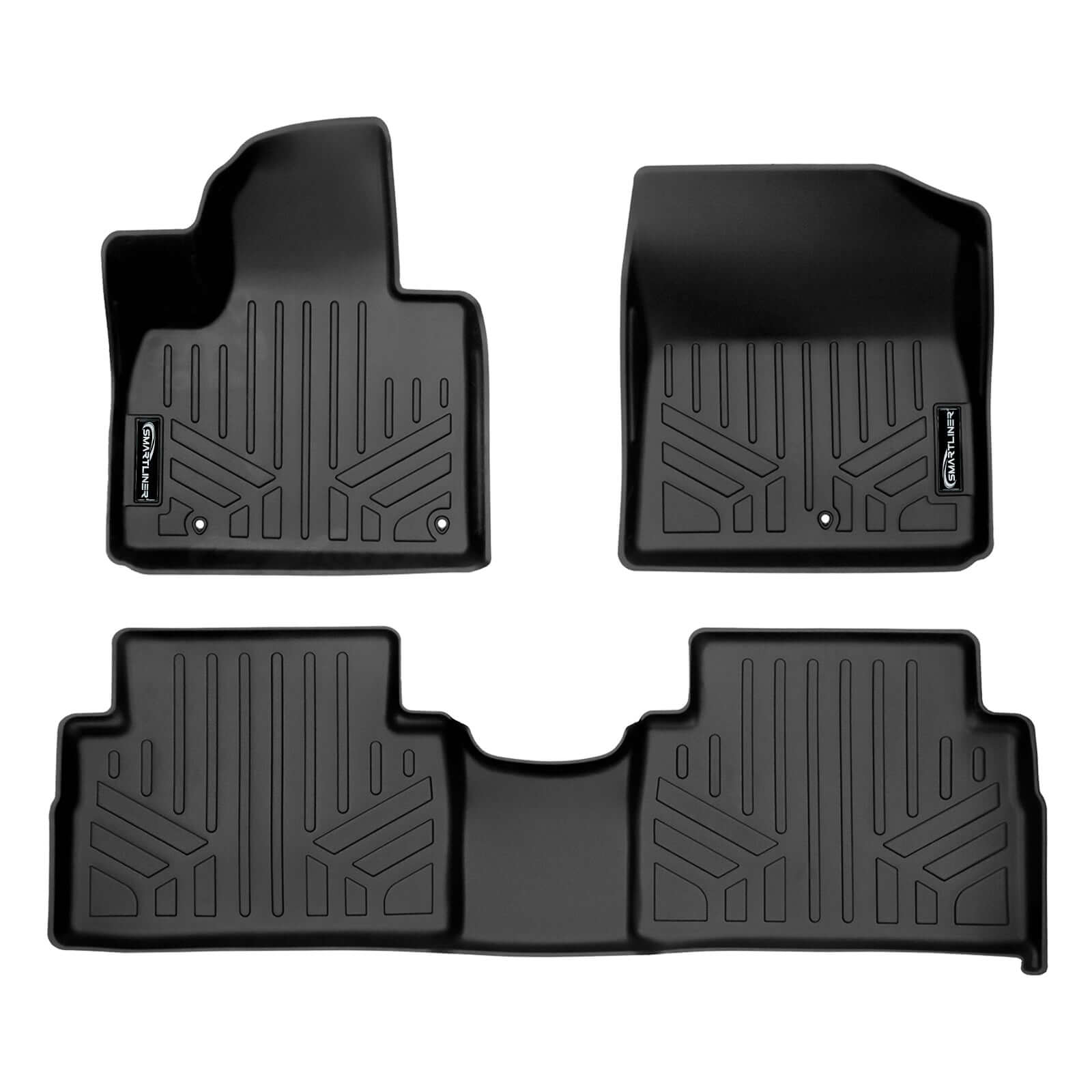 SMARTLINER Custom Fit Floor Liners For 2021-2023 Hyundai Santa Fe (Only Fits Hybrid Models)