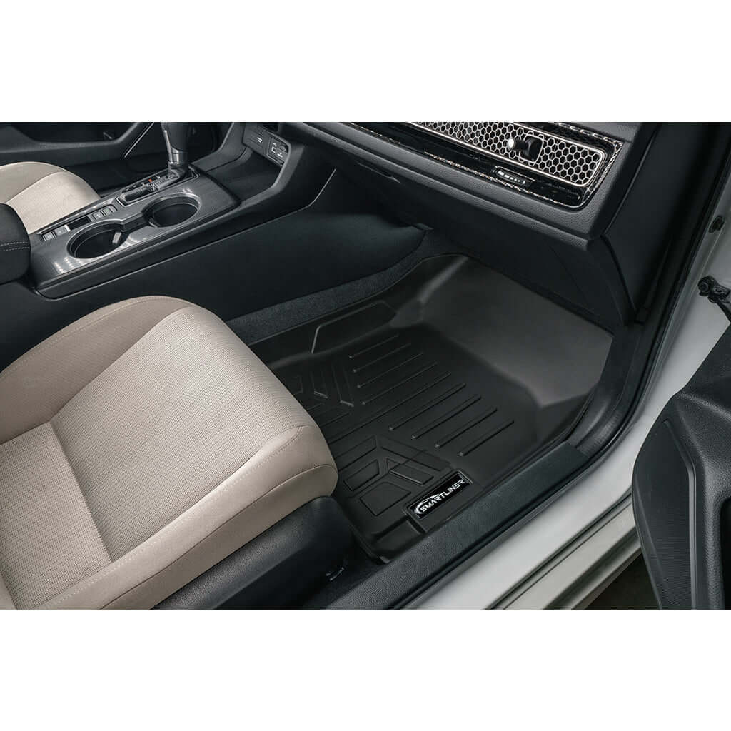 SMARTLINER Custom Fit Floor Liners For 2022-2025 Honda Civic Sedan with 2nd Row USB Ports