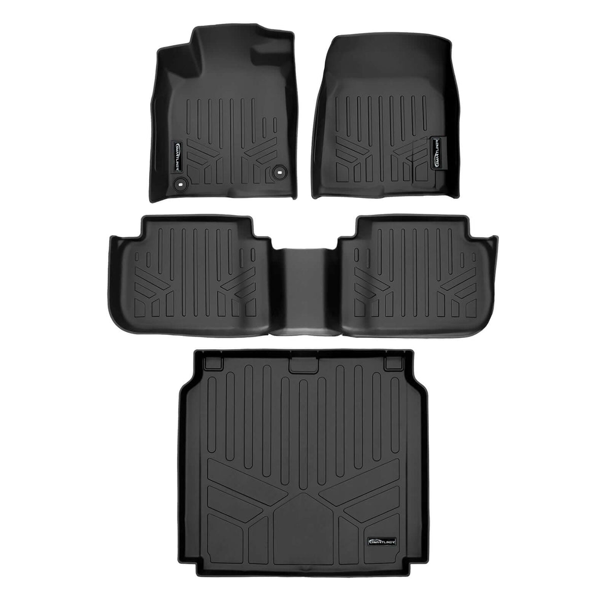 SMARTLINER Custom Fit Floor Liners For 2023-2025 Acura Integra (without 2nd Row USB Ports)