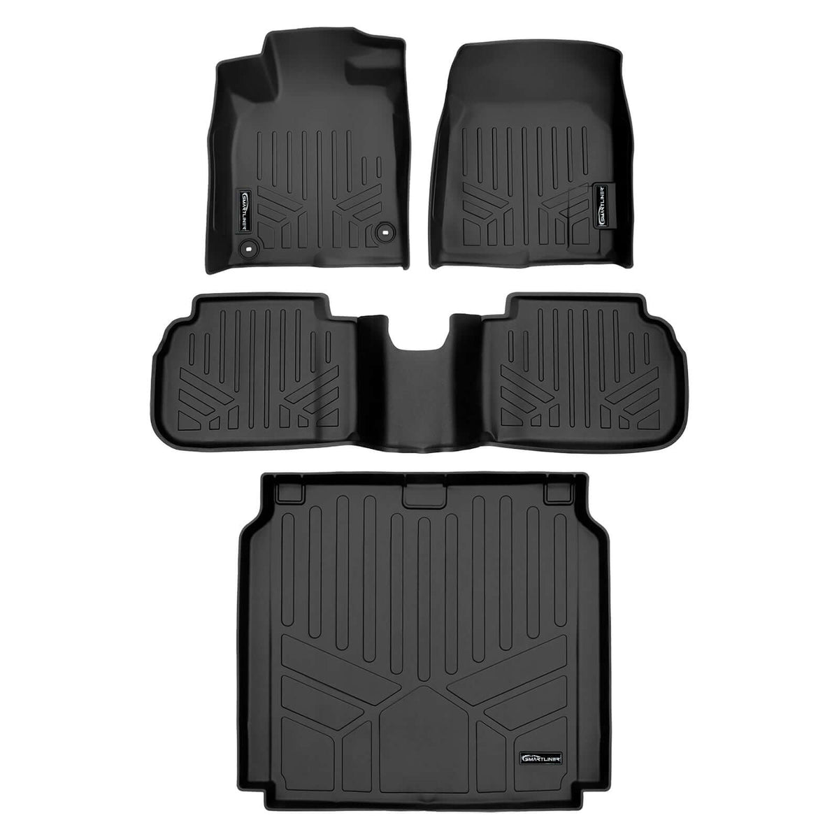 SMARTLINER Custom Fit Floor Liners For 2023-2025 Acura Integra (with 2nd Row USB Ports)