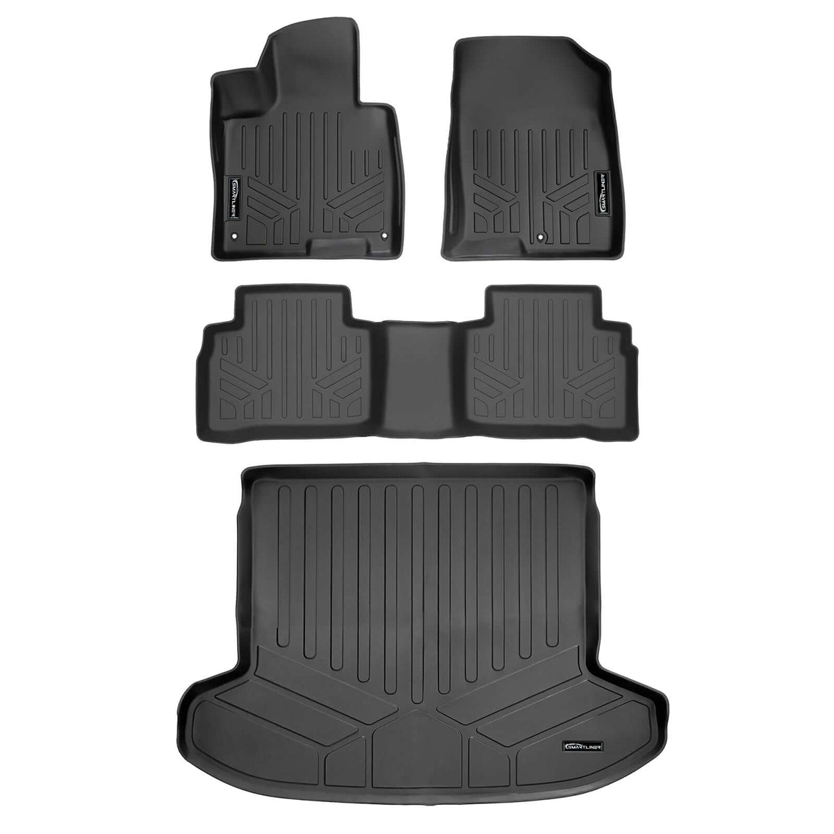 SMARTLINER Custom Fit Floor Liners For 2023-2025 Kia Sportage (With Subwoofer in Cargo Area)