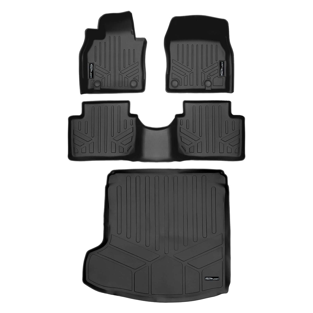 SMARTLINER Custom Fit Floor Liners For 2019-2024 Mazda 3 AWD (Sedan)