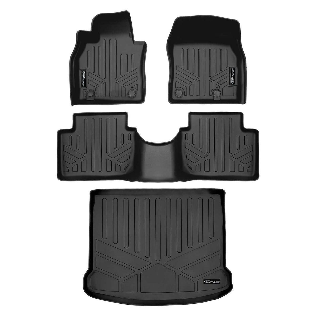 SMARTLINER Custom Fit Floor Liners For 2019-2024 Mazda 3 AWD (Hatchback)