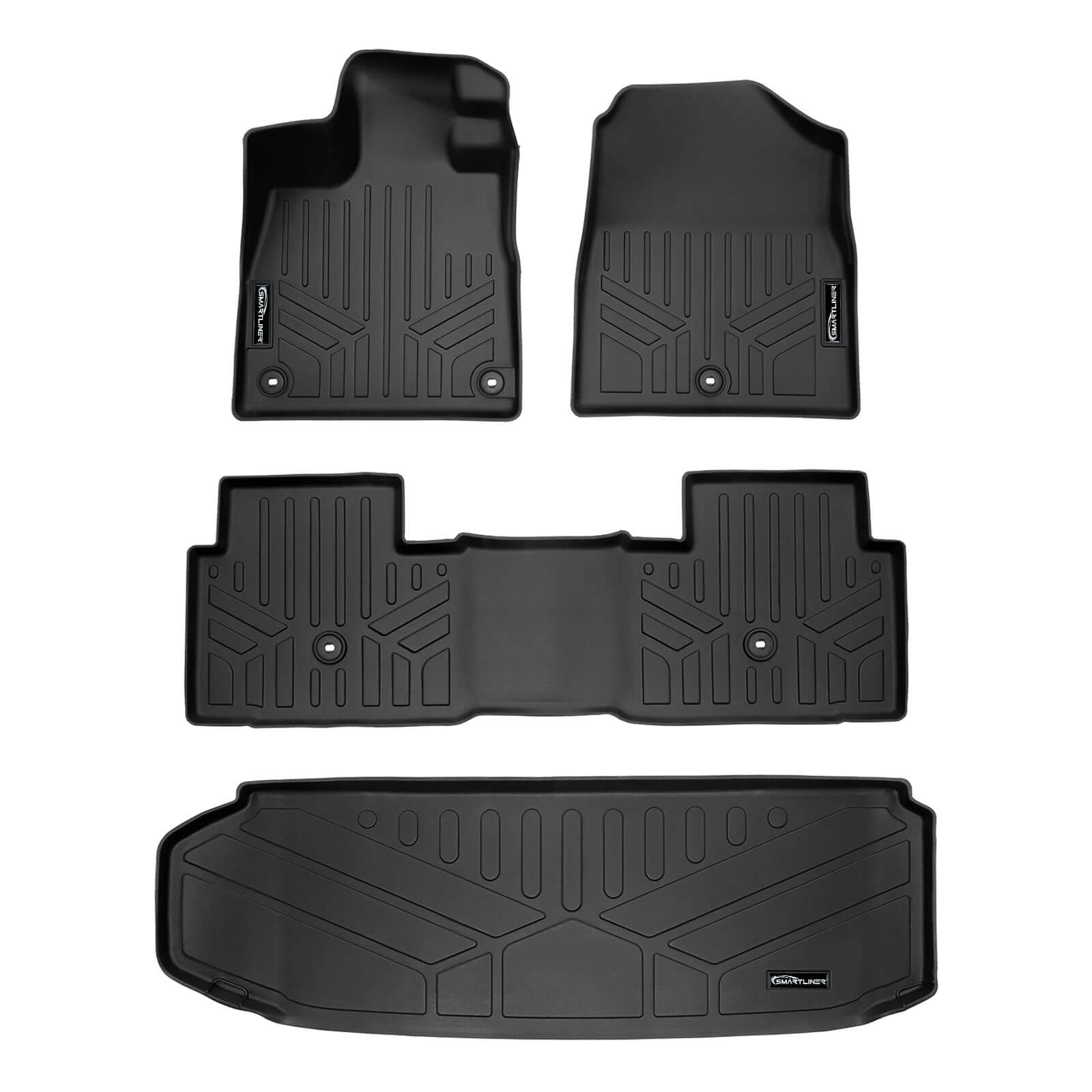 SMARTLINER Custom Fit Floor Liners For 2023-2025 Honda Pilot