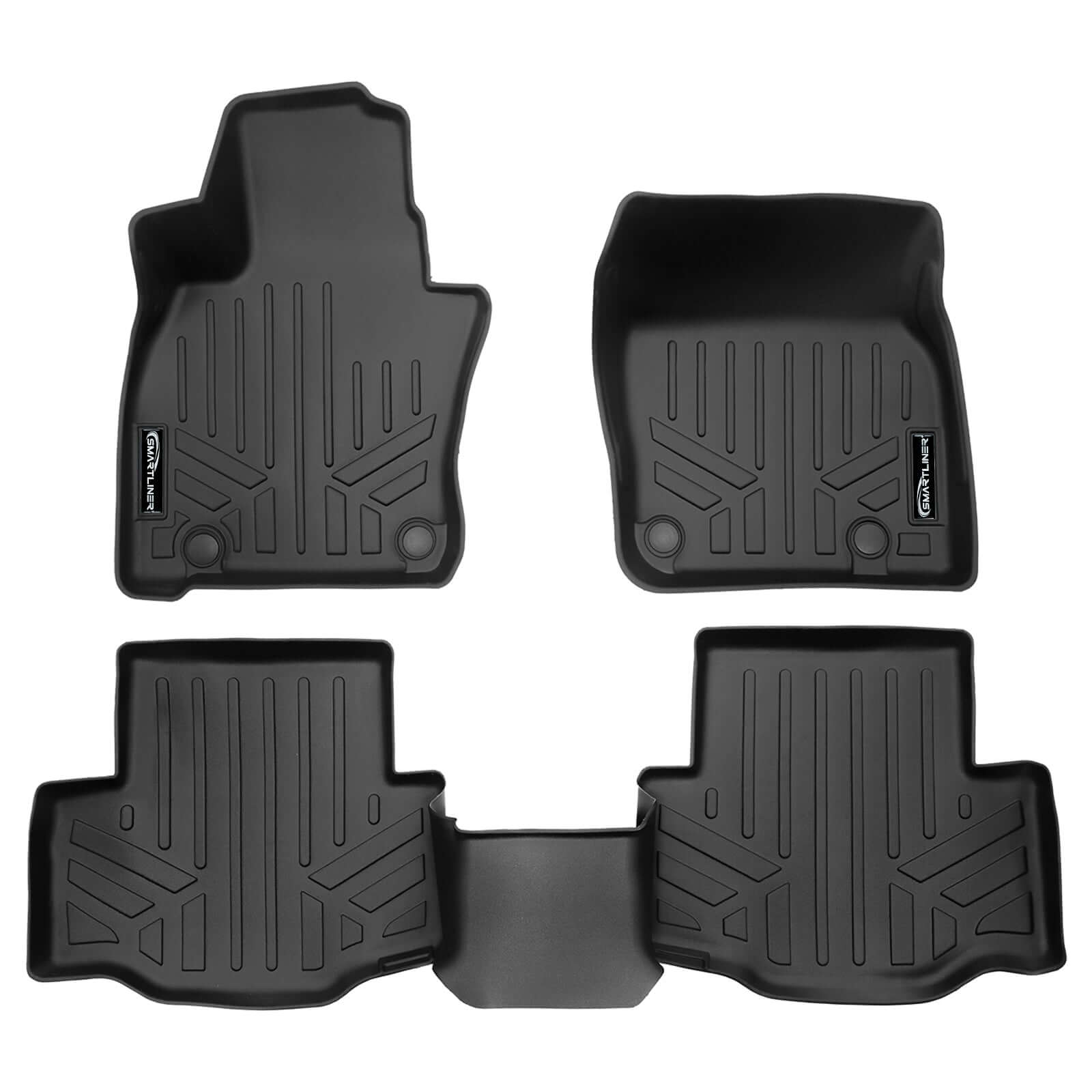 SMARTLINER Custom Fit Floor Liners For 2024 Mazda CX-90 (Only Fits 2nd Row Bench)