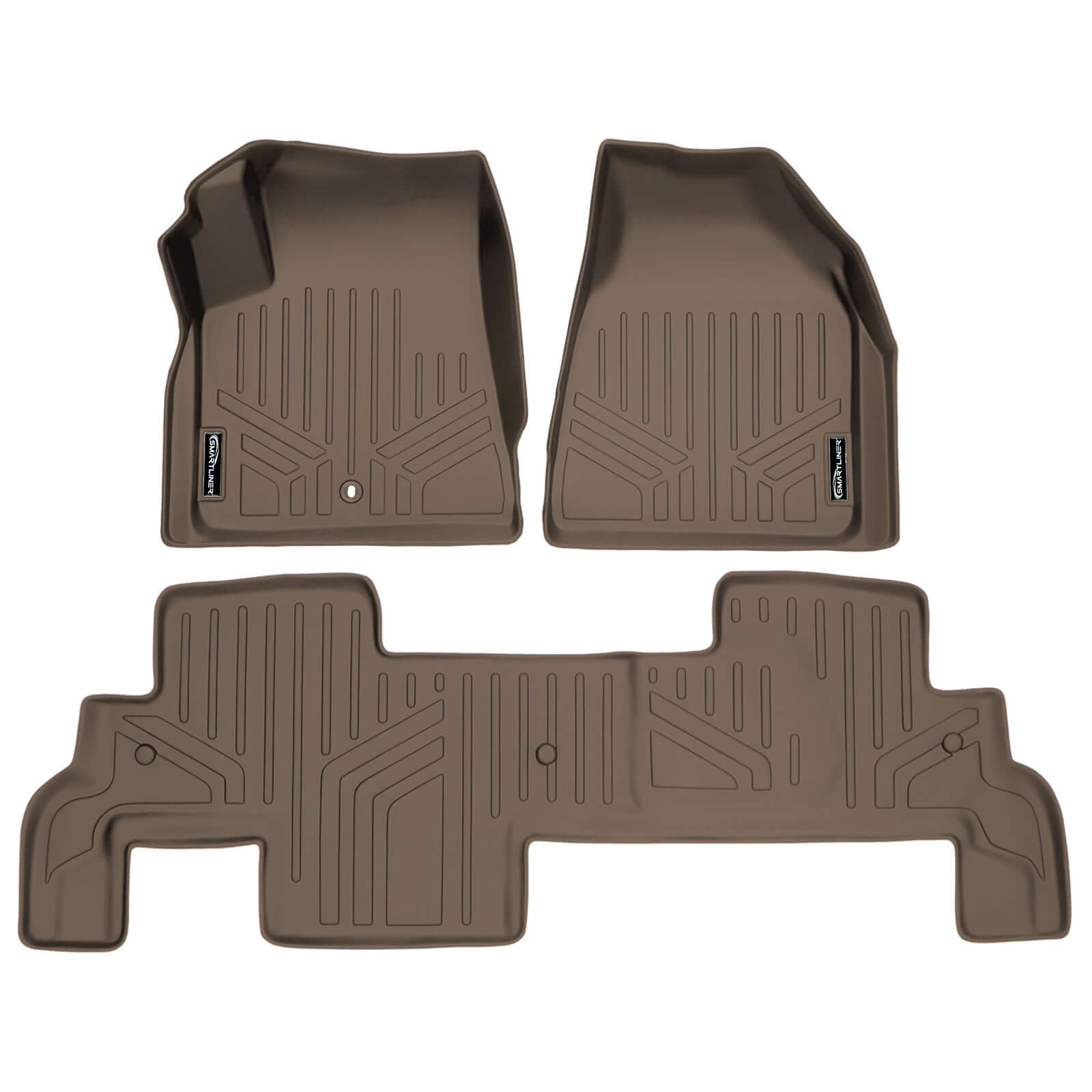 SMARTLINER Custom Fit Floor Liners For Traverse/Enclave/Acadia/Outlook (with 2nd Row Bench Seat)