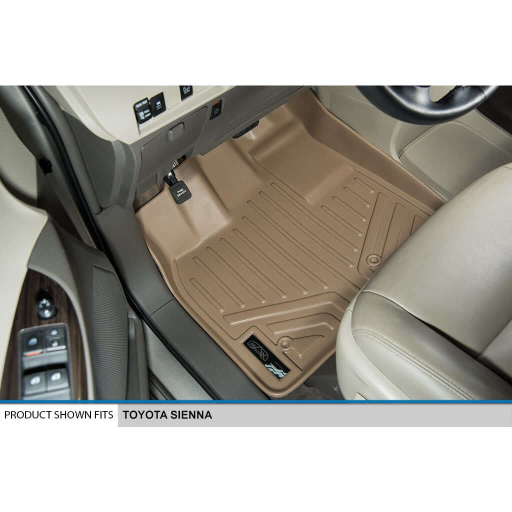 SMARTLINER Custom Fit for 2011-2012 Toyota Sienna (8 Passenger Model) - Smartliner USA