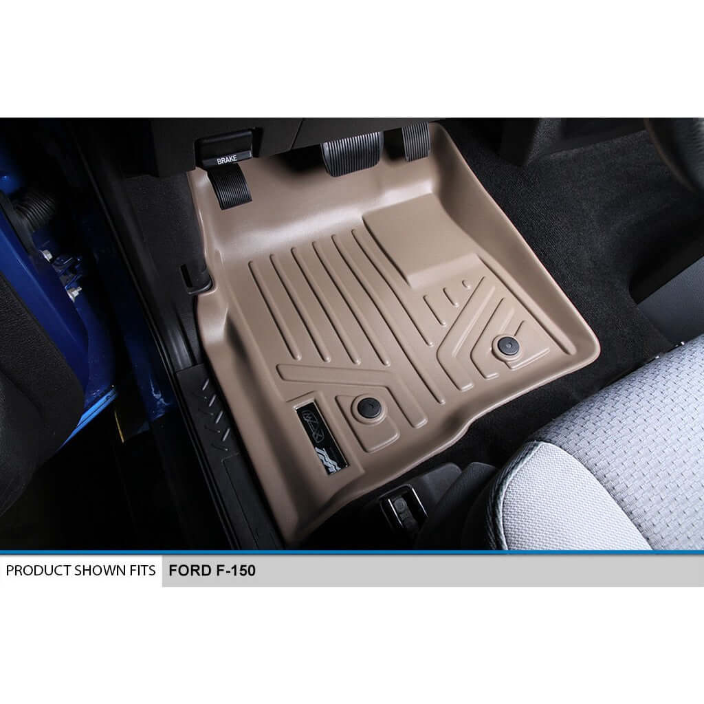 SMARTLINER Custom Fit for 2011-2014 Ford F-150 SuperCab Non Flow Center Console - Smartliner USA