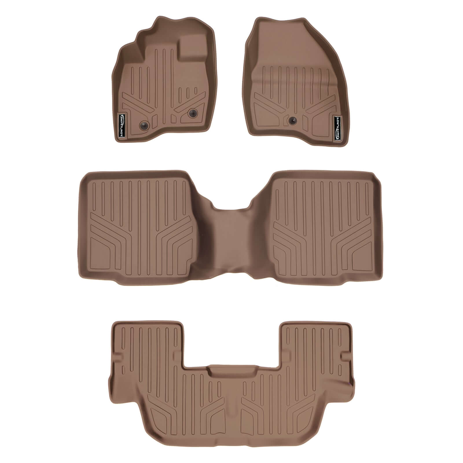 SMARTLINER Custom Fit for 2017-2019 Ford Explorer with 2nd Row Center Console - Smartliner USA