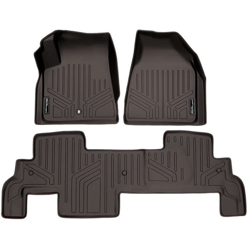 SMARTLINER Custom Fit Floor Liners For Traverse/Enclave/Acadia/Outlook (with 2nd Row Bench Seat)