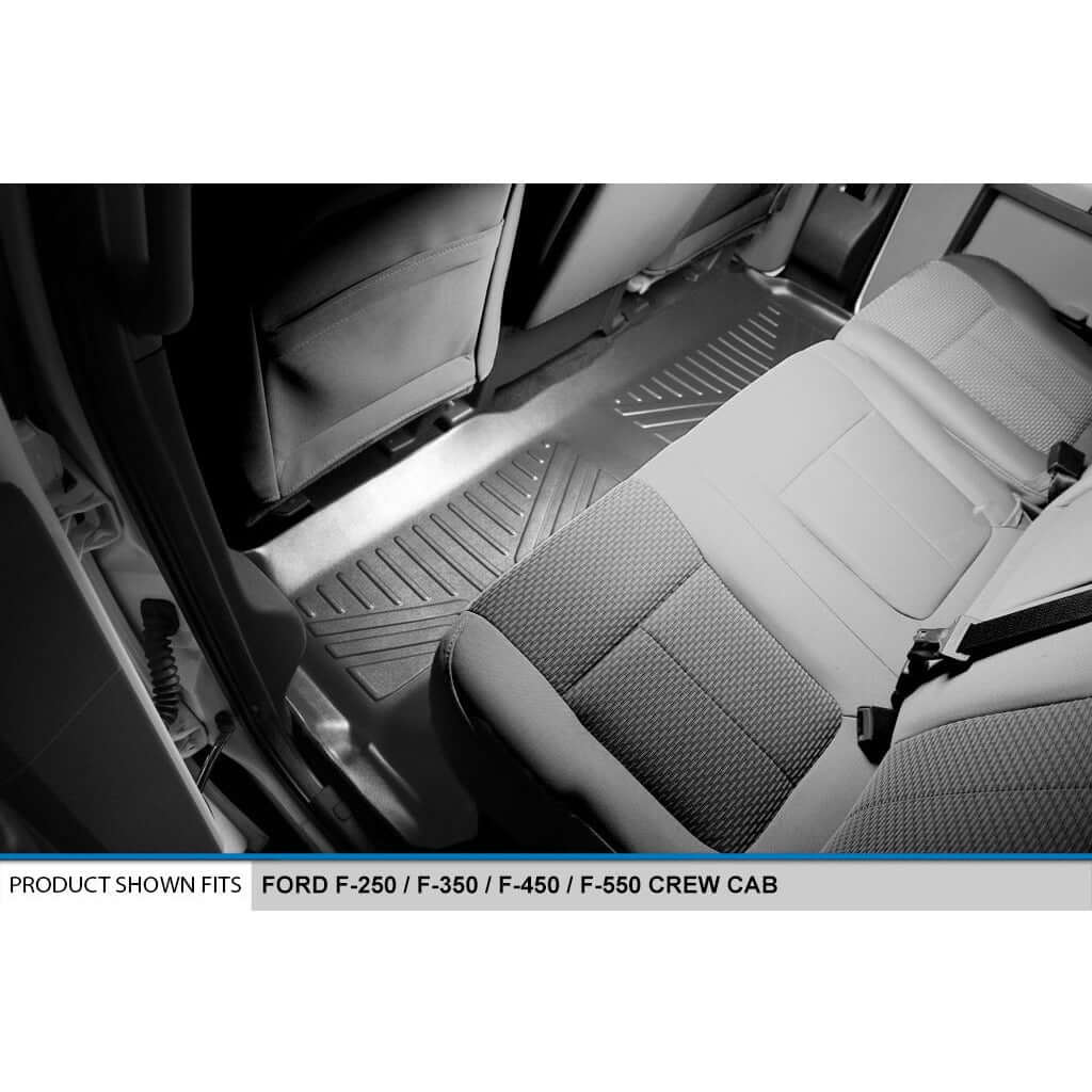 SMARTLINER Custom Fit for 2011-2012 F-250/F-350/F-450 Super Duty Crew Cab with Depressed Drivers Side Pedal - Smartliner USA