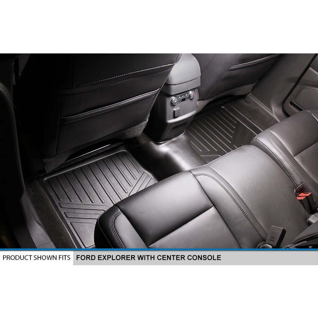 SMARTLINER Custom Fit for 2015-2016 Ford Explorer with 2nd Row Center Console - Smartliner USA