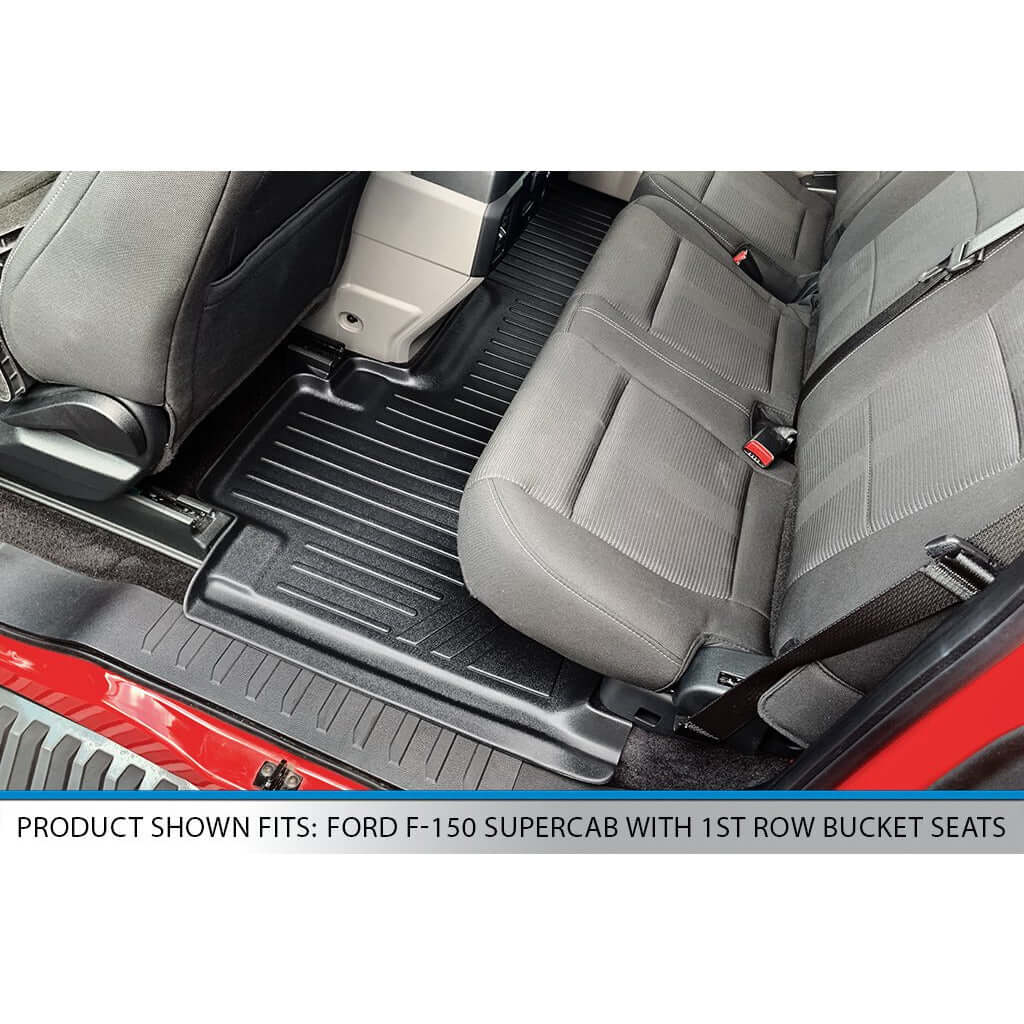 SMARTLINER Custom Fit Floor Liners For 2017-2024 Ford F-250/F-350 SuperCab with 1st Row Bucket Seats