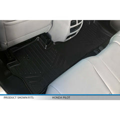 SMARTLINER Custom Fit Floor Liners For 2016-2022 Honda Pilot (8 Passenger Model)