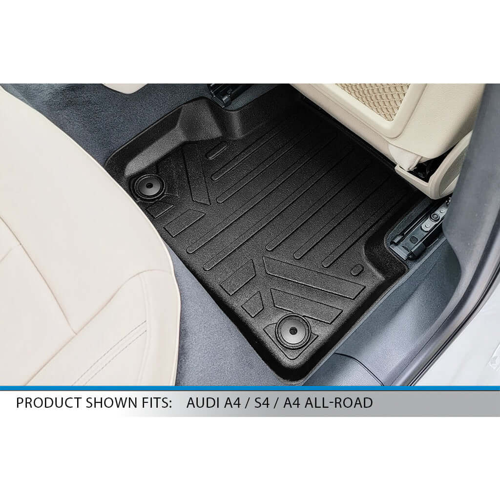 SMARTLINER Custom Fit Floor Liners For 2017-2024 Audi A4 Sedan (non-all road models)/ S4