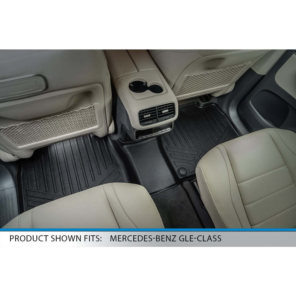 SMARTLINER Custom Fit Floor Liners For 2020-2024 Mercedes-Benz GLE-Class 7/8 Passenger