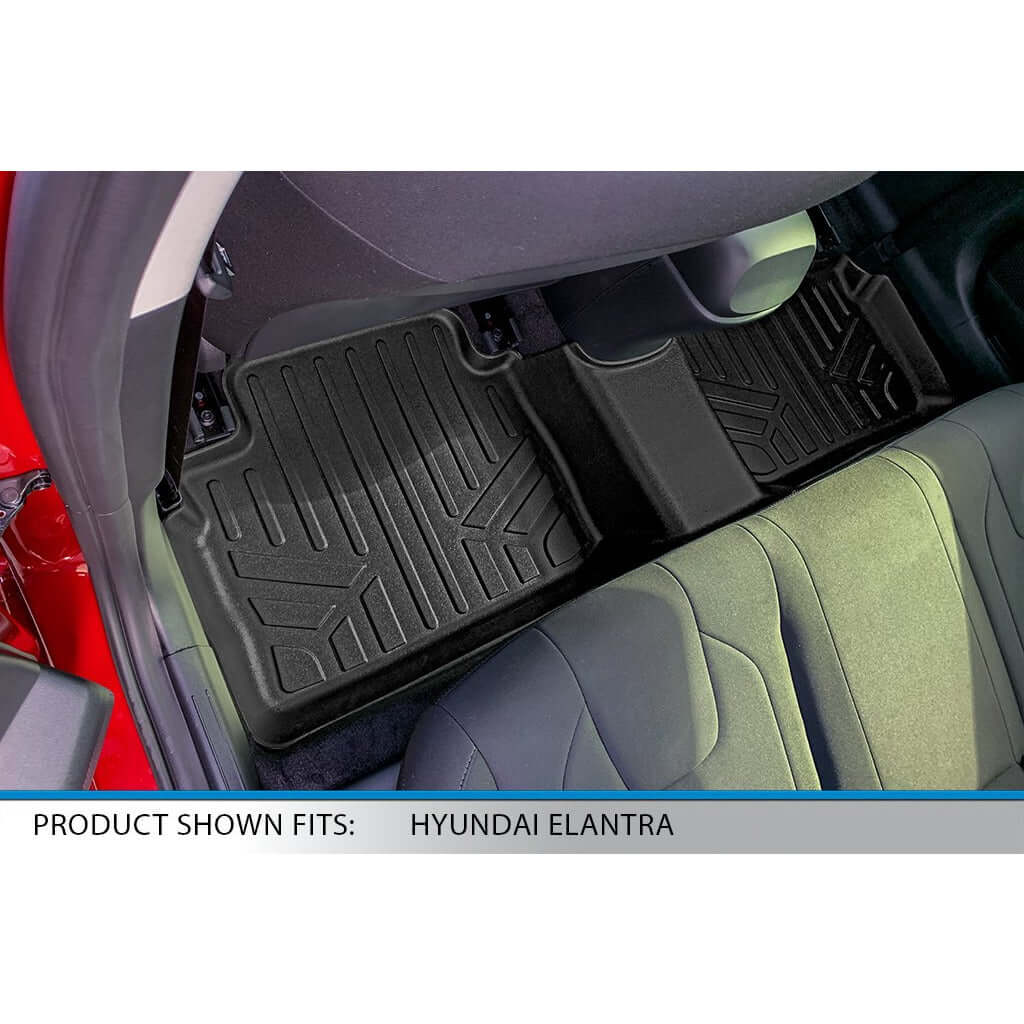 SMARTLINER Custom Fit Floor Liners For 2021-2024 Hyundai Elantra (No GT Models) Automatic Transmission