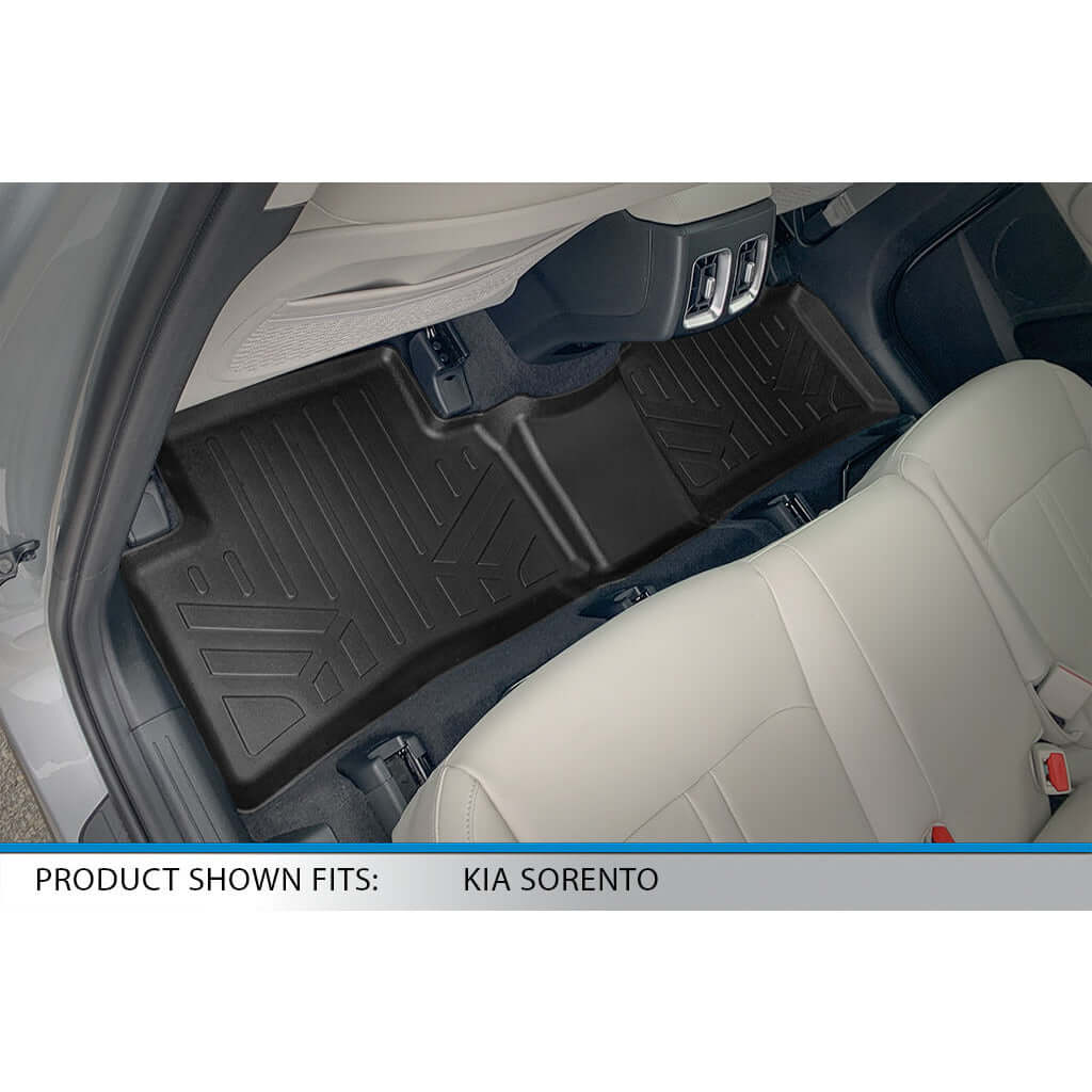 SMARTLINER Custom Fit Floor Liners For 2021-2024 Kia Sorento (with 2nd Row Bench Seat)