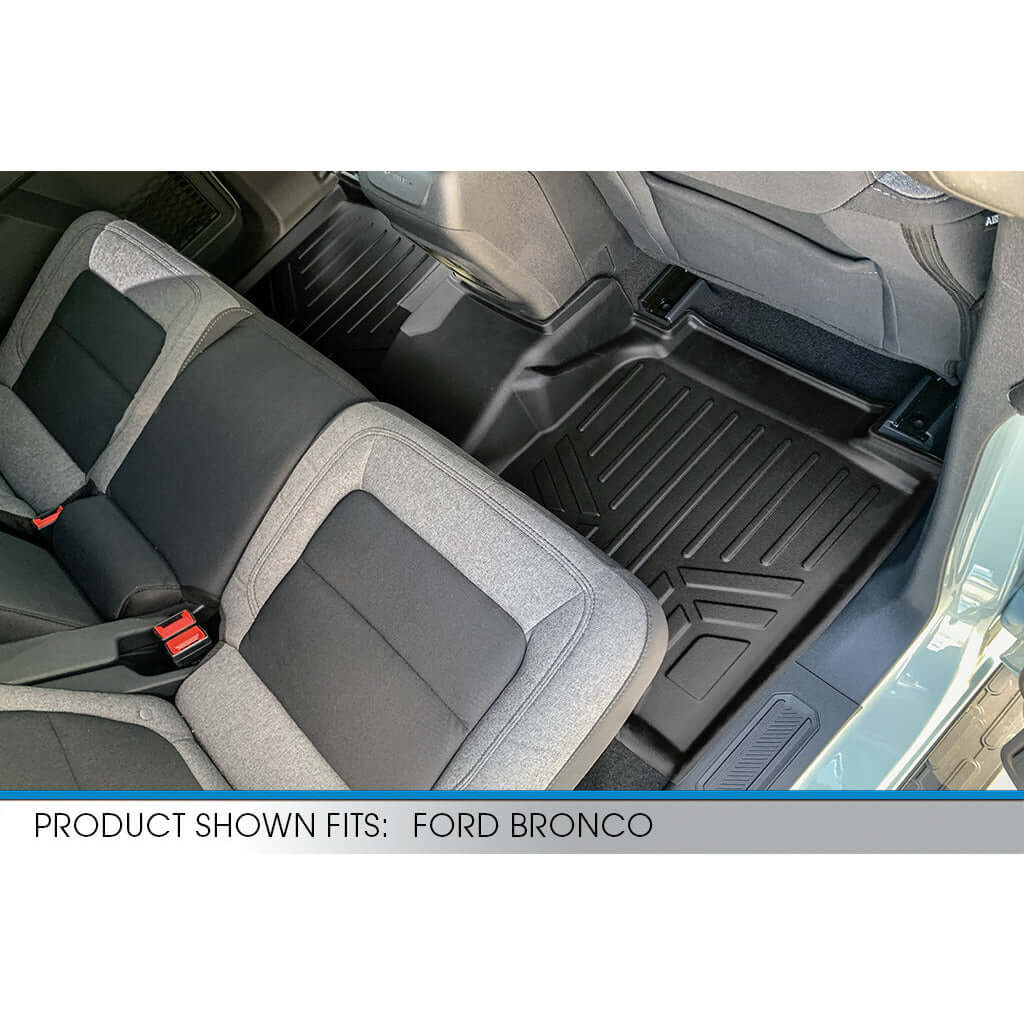 SMARTLINER Custom Fit Floor Liners For 2021-2024 Ford Bronco (4-Door)