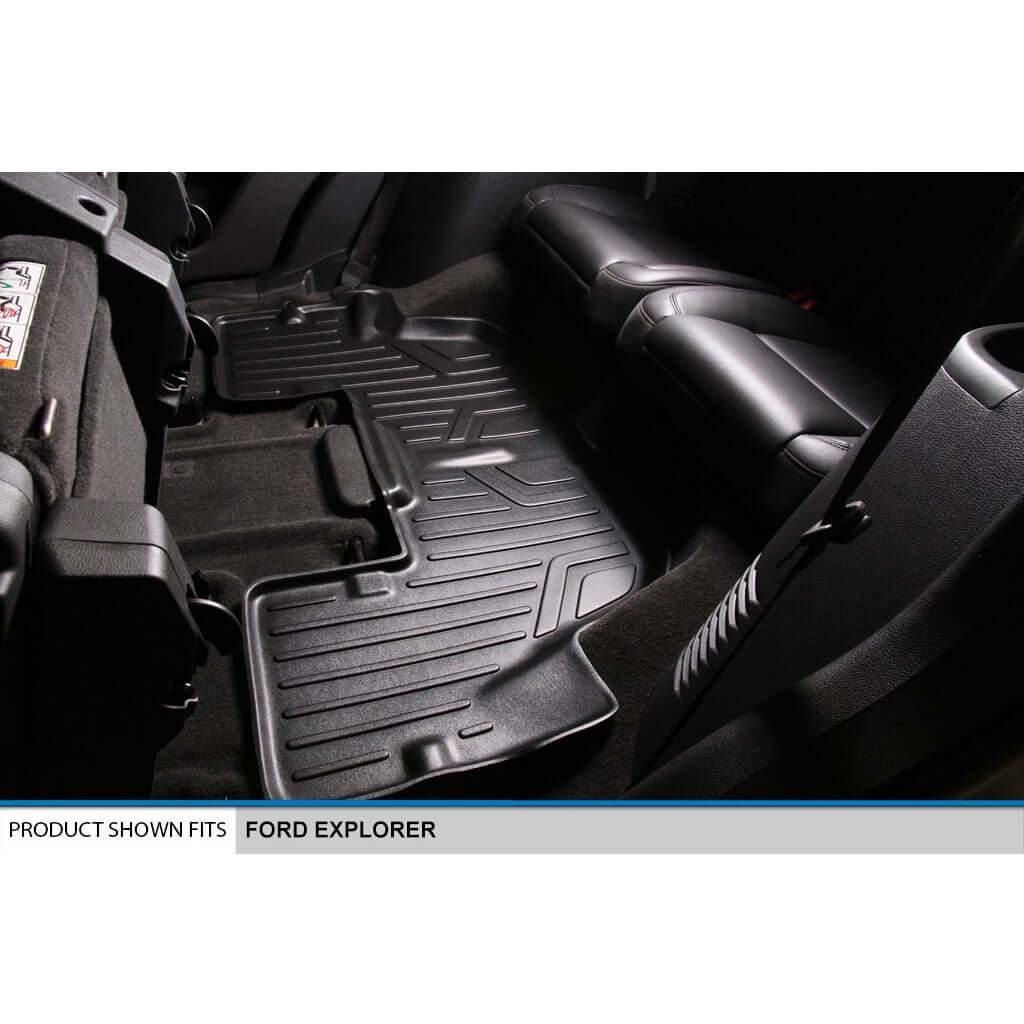 SMARTLINER Custom Fit for 2015-2016 Ford Explorer with 2nd Row Center Console - Smartliner USA