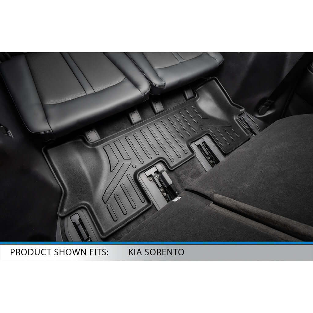 SMARTLINER Custom Fit Floor Liners For 2021-2024 Kia Sorento (with 2nd Row Bench Seat)