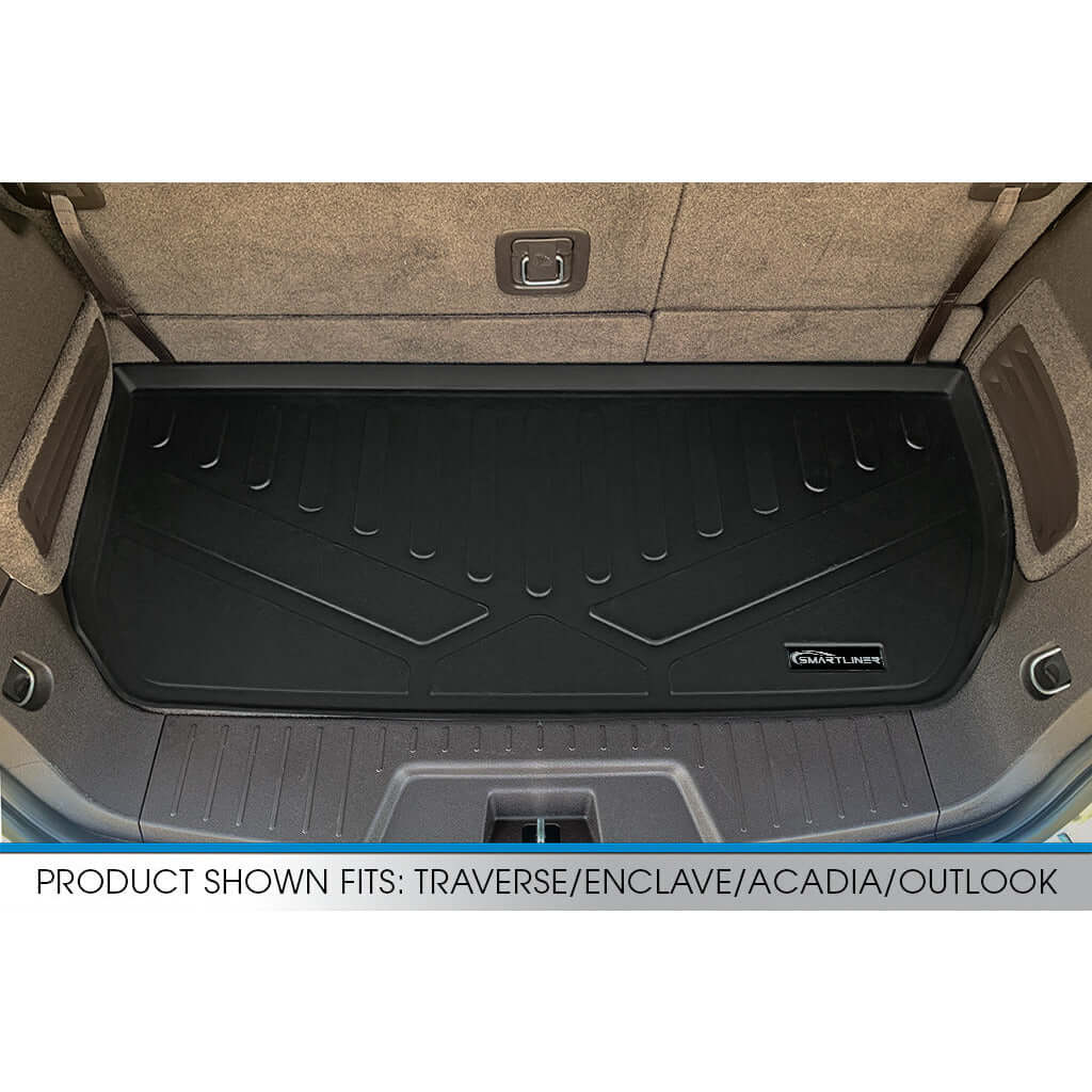 SMARTLINER Custom Fit Floor Liners For 2008 - 2017 Buick Enclave with 2nd Row Bucket Seats