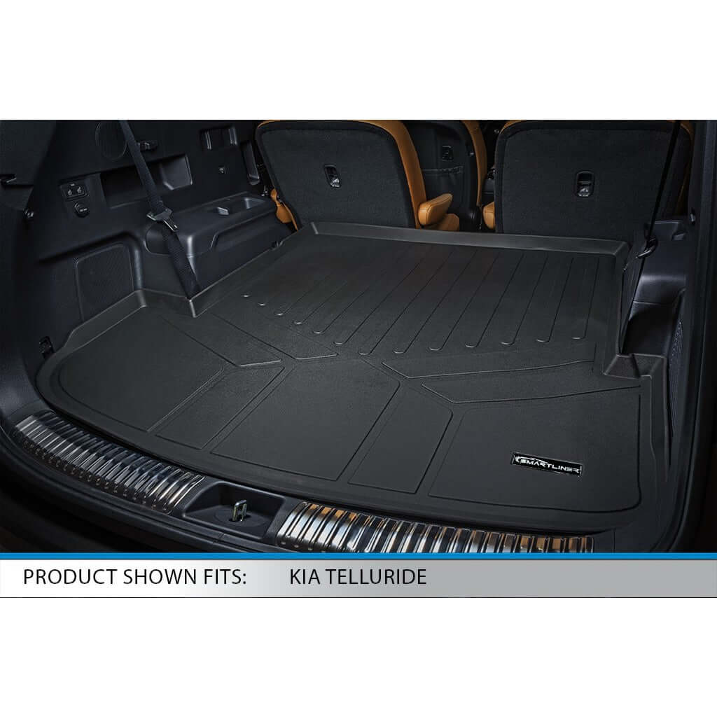 SMARTLINER Custom Fit Floor Liners For 2020-2024 Kia Telluride with 2nd Row Bench Seat