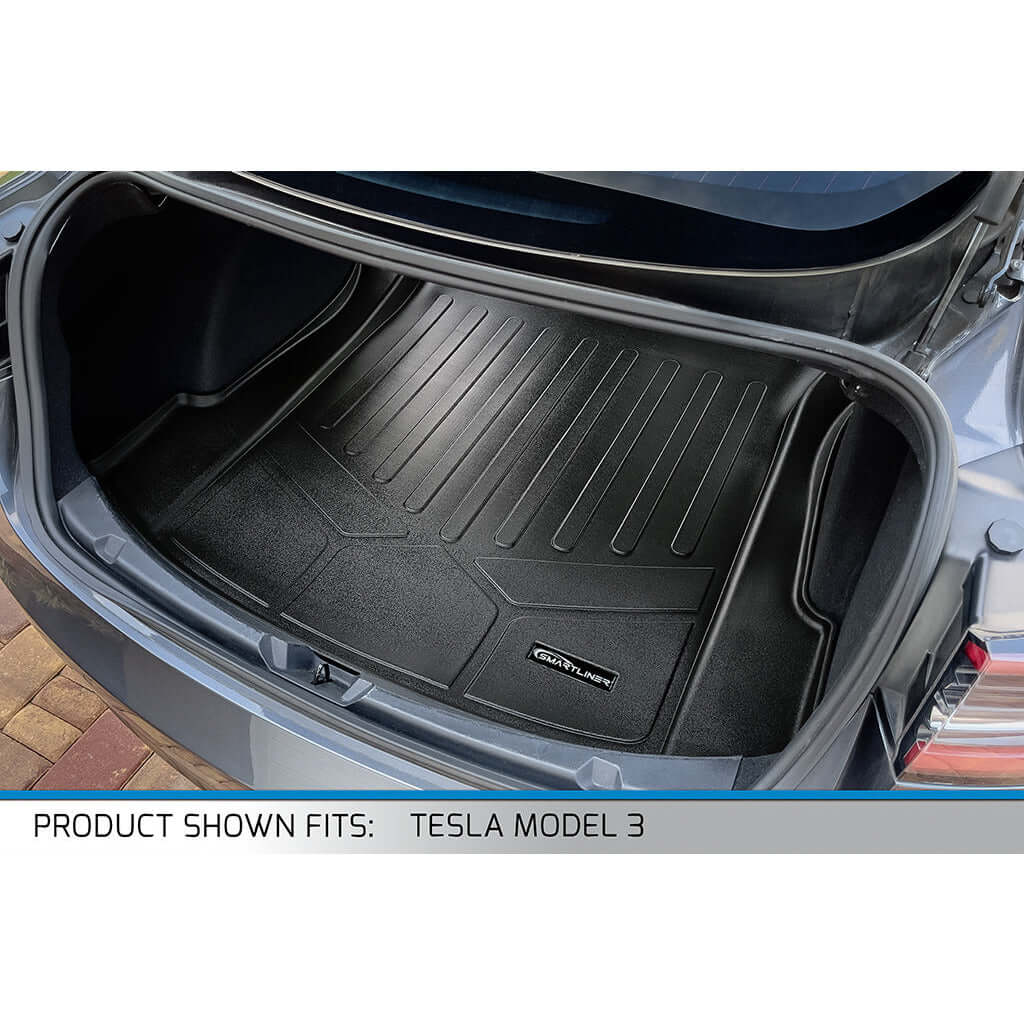 SMARTLINER Custom Fit Floor Liners For for 2017-2023 Tesla Model 3