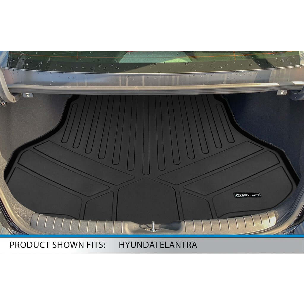 SMARTLINER Custom Fit Floor Liners For 2021-2024 Hyundai Elantra (No GT Models) Automatic Transmission