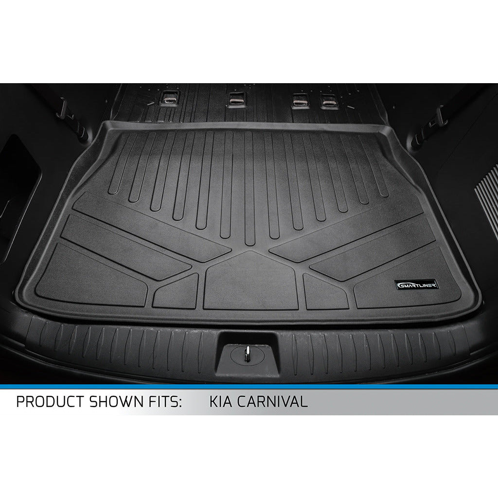 powoq Trunk Mat Compatible with 2022-2024 Kia Carnival Non-Hybrid Cargo  Liner All Season Protection Cargo Mat Behind 3rd Row Replacement for Kia